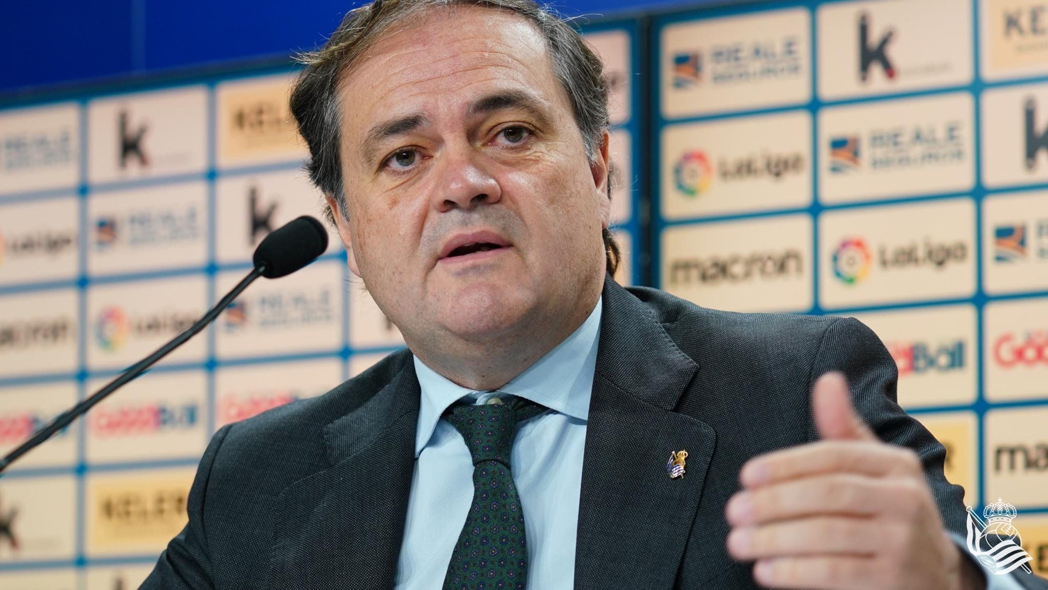  Jokin Aperribay, presidente de la Real Sociedad.