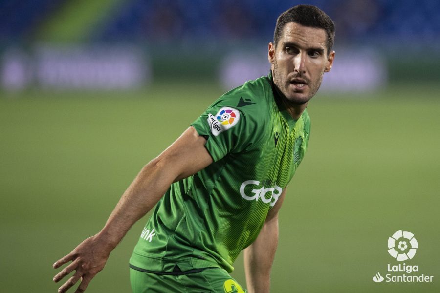  Joseba Zaldua, en un lance del partido.