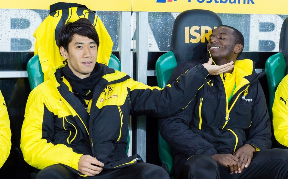  Kagawa y Adrian Ramos