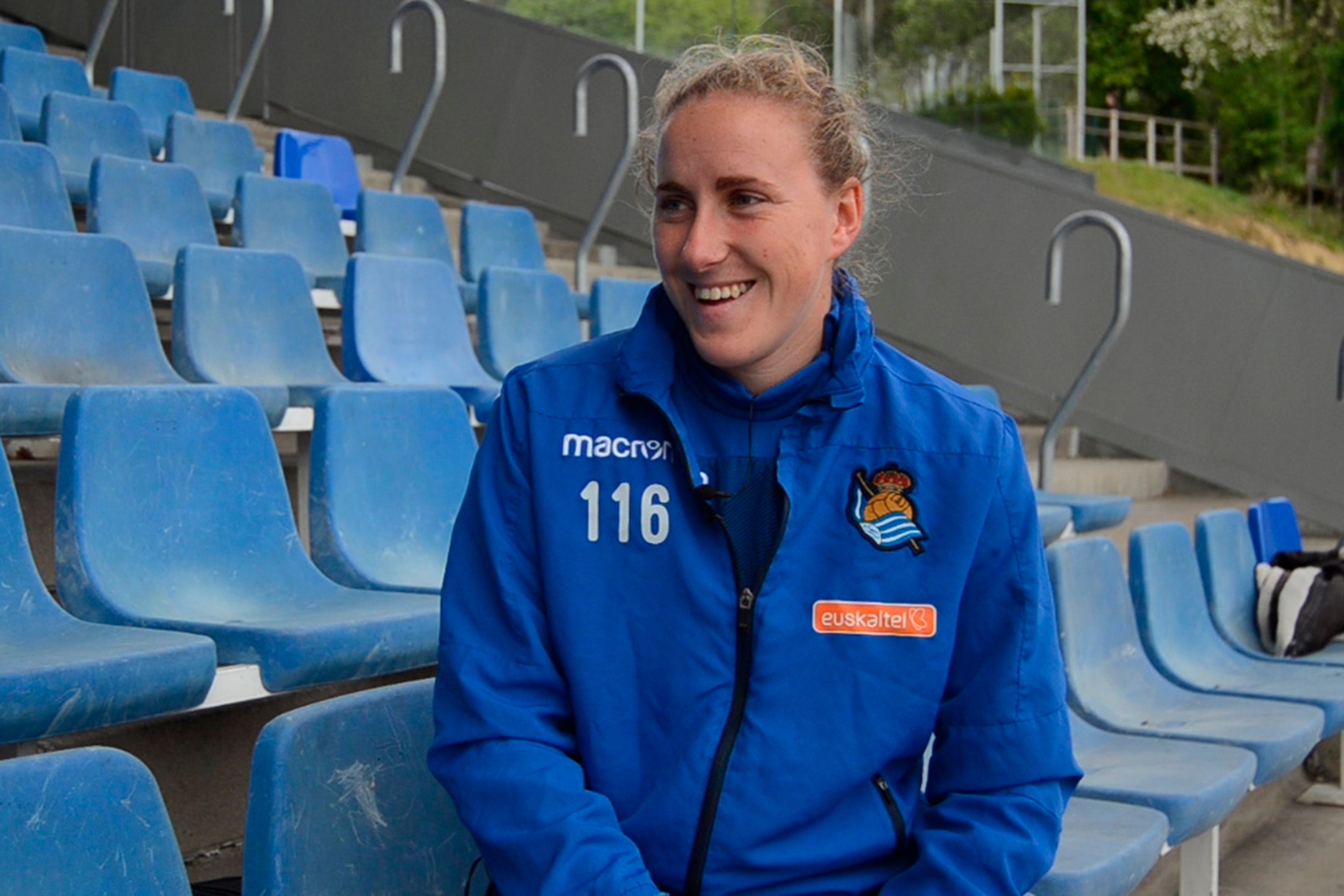 La portera de la Real Sociedad, Mariasun Quiñones