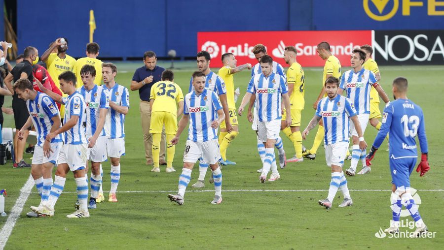  La Real Sociedad, tras vencer al Villarreal.