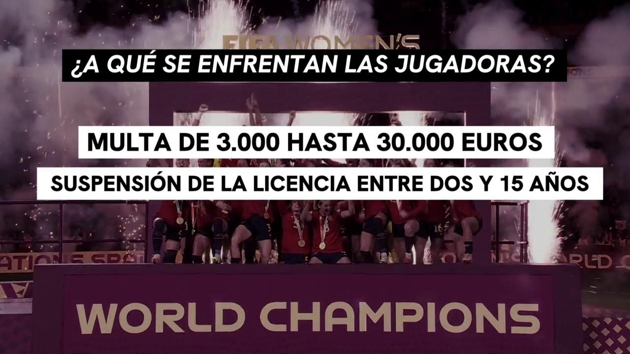  Las multas y suspensiones a las que se exponen las jugadoras.