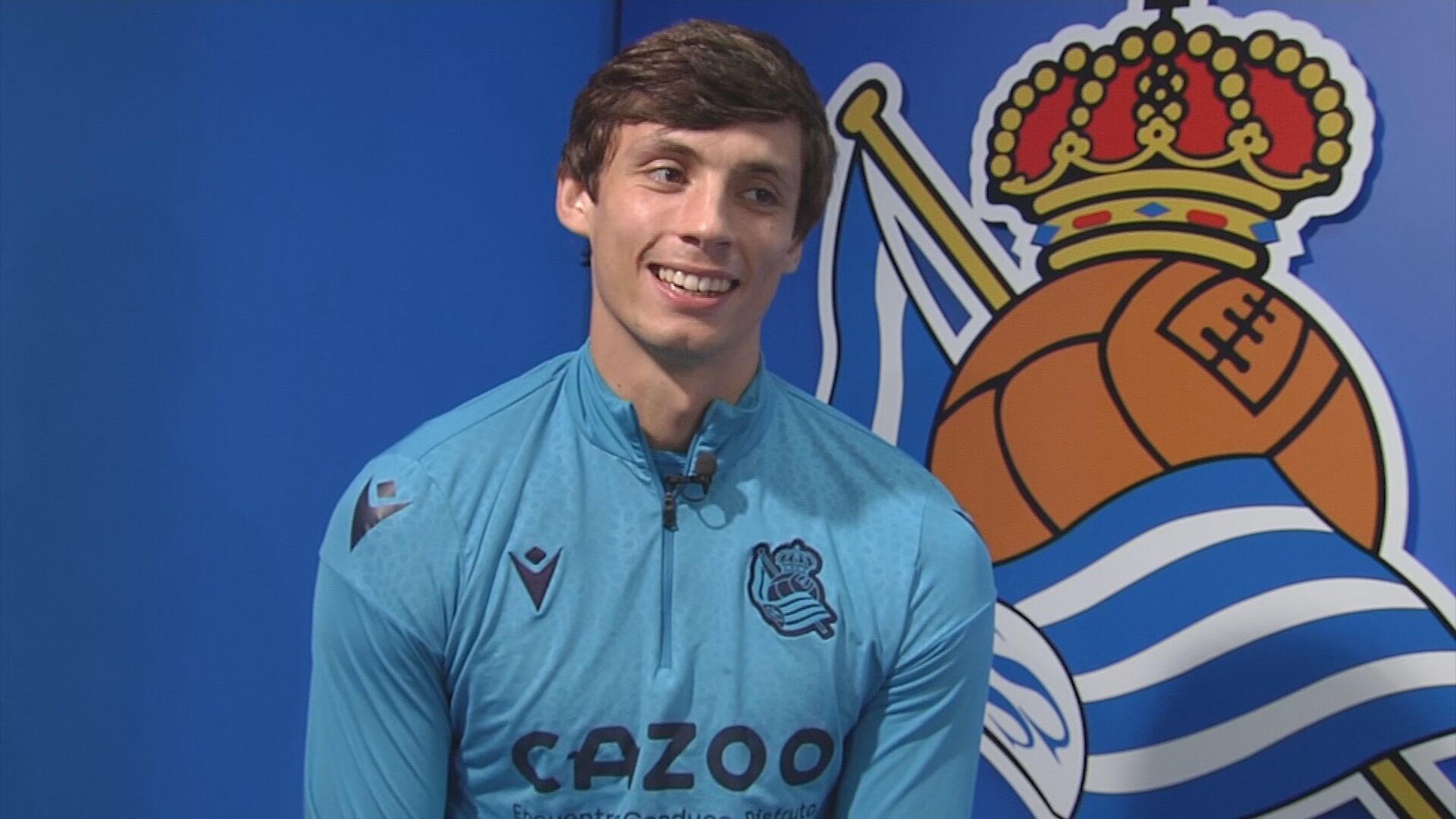 Robin Le Normand, durante la entrevista con ElDesmarque.