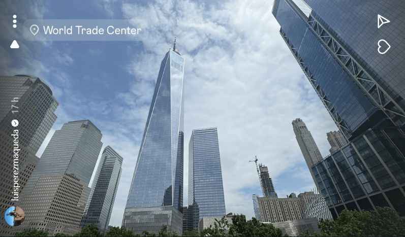  Luis Pérez visitando Nueva York