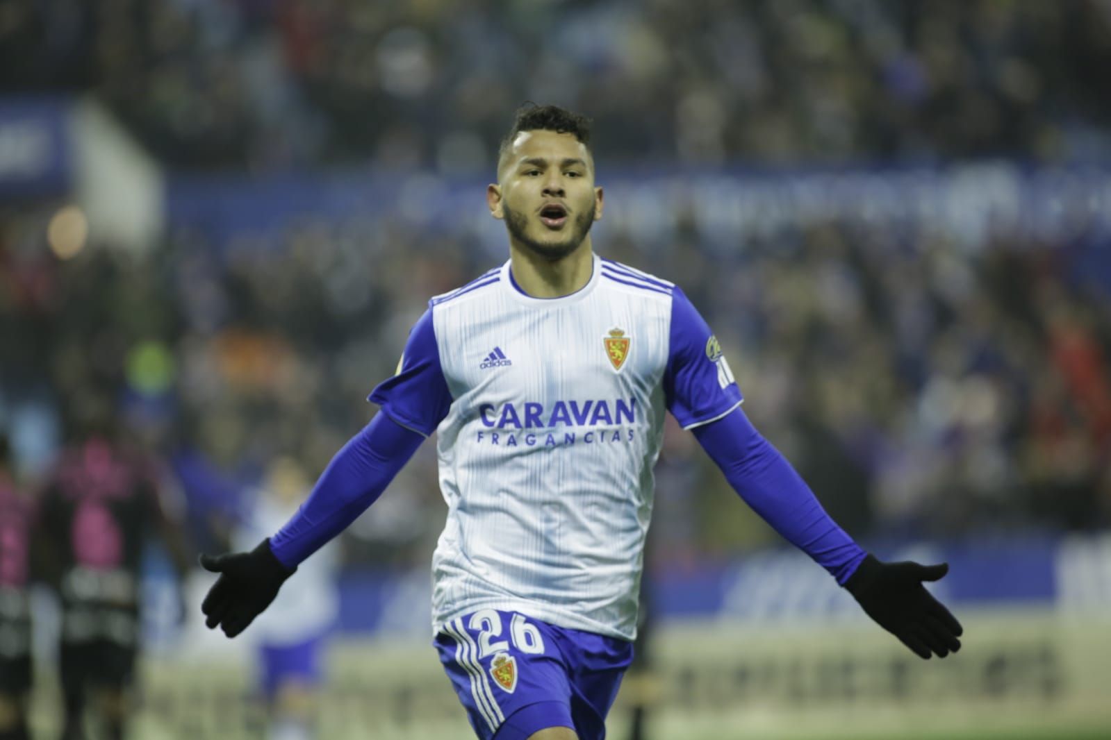  Luis Suárez celebra su gol ante el Sporting.