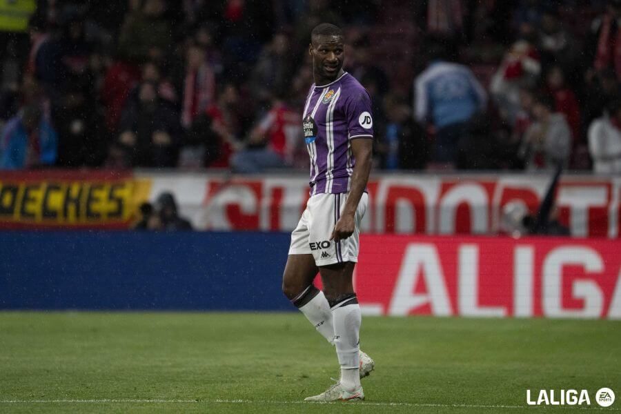  Mamadou Sylla, ante el Atlético de Madrid.