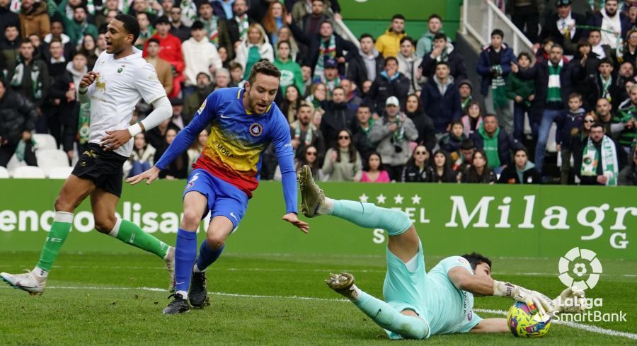  Marc Aguado en el partido del Andorra ante el Racing.