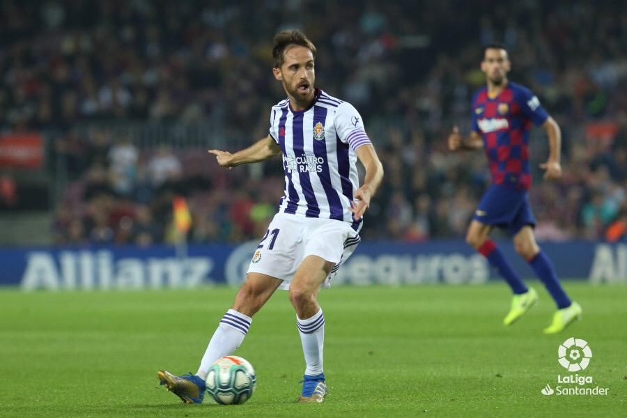  Míchel, en el Barça-Valladolid.