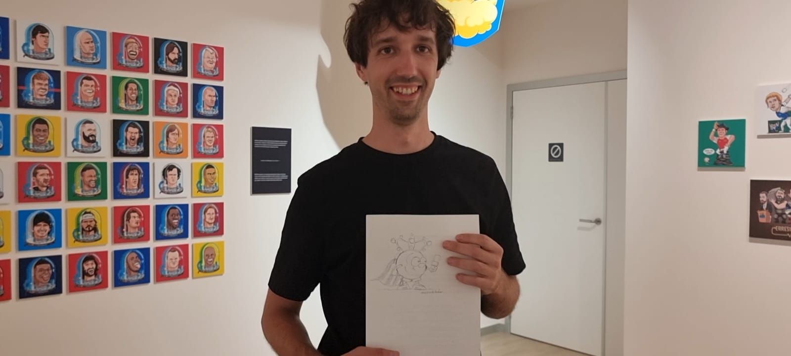  Mikel Soro 'Marrazketabar0, dibujante de la Real Sociedad.