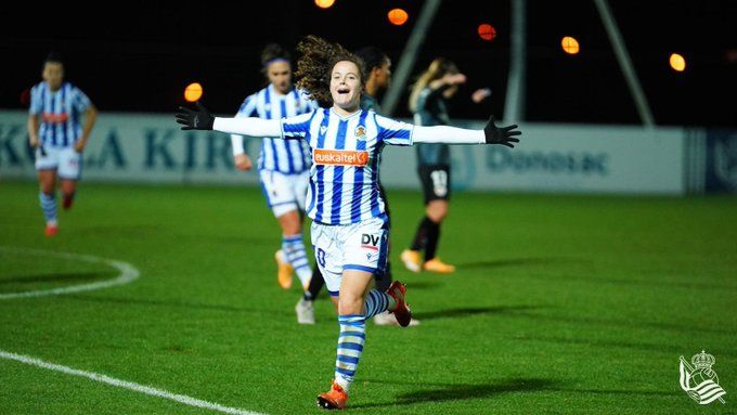 Nerea Eizagirre, jugadora de la Real en racha goleadora.