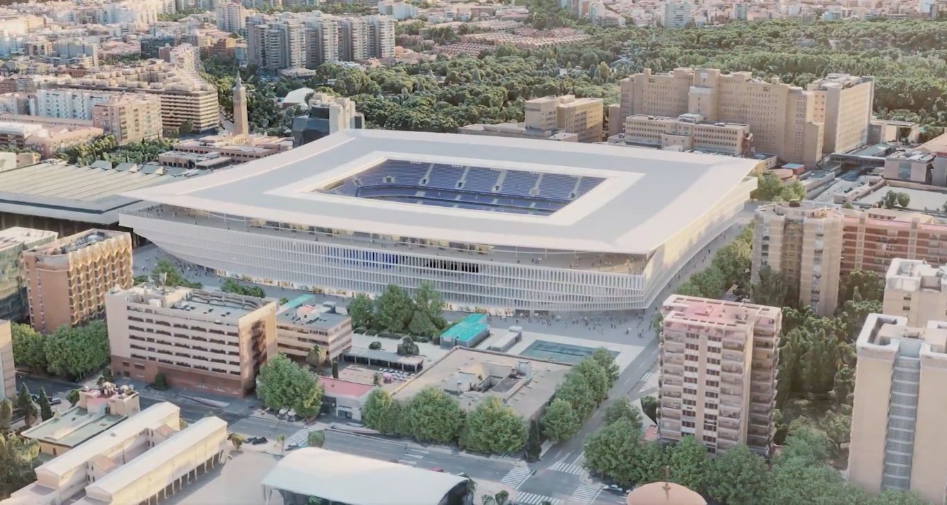  Imagen de cómo será la Nueva Romareda.