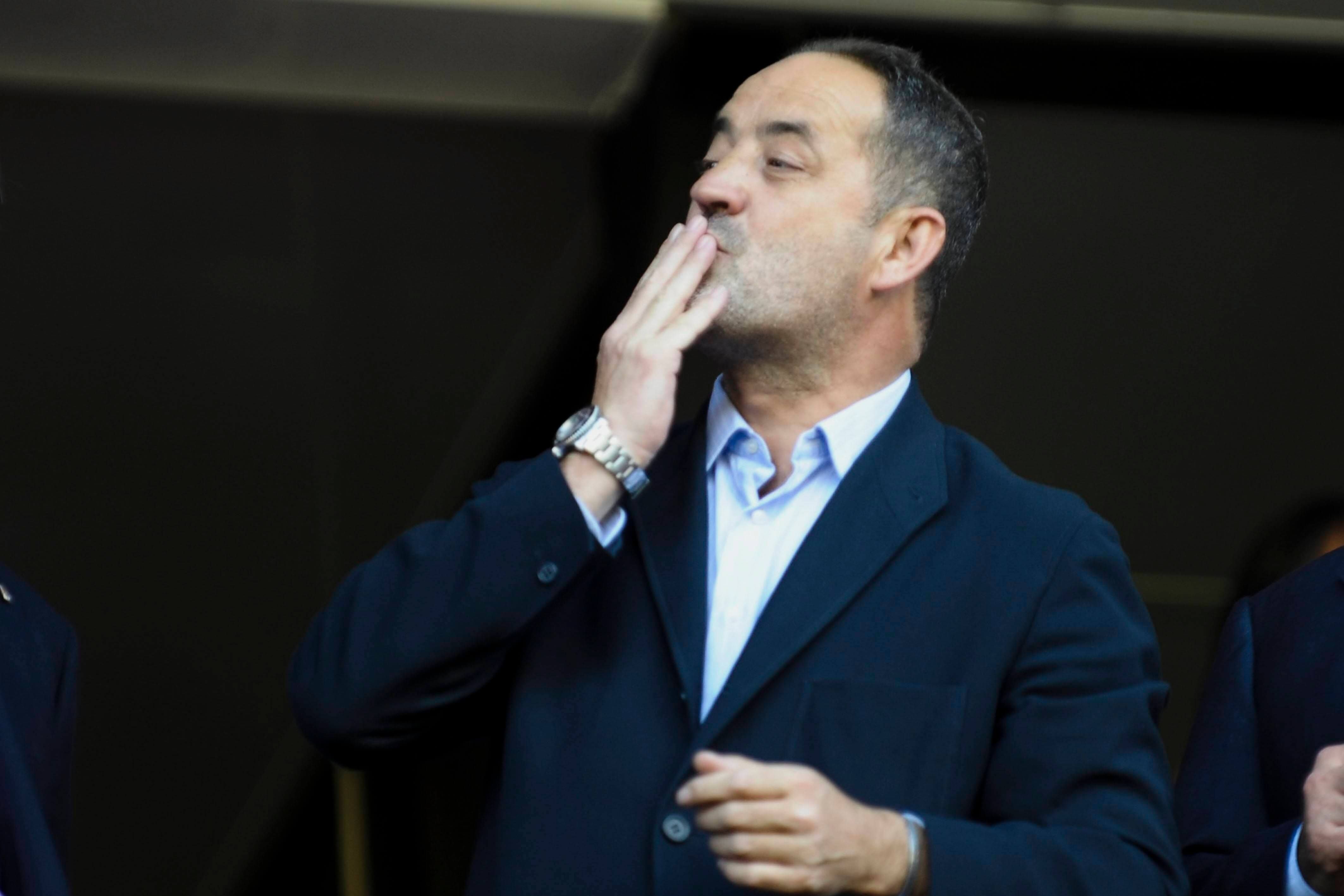  Agapito Iglesias, durante su etapa como propietario del Real Zaragoza.