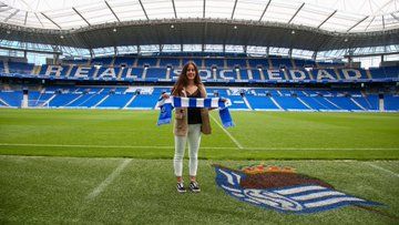 Nuria Rábano, en el Reale Arena.