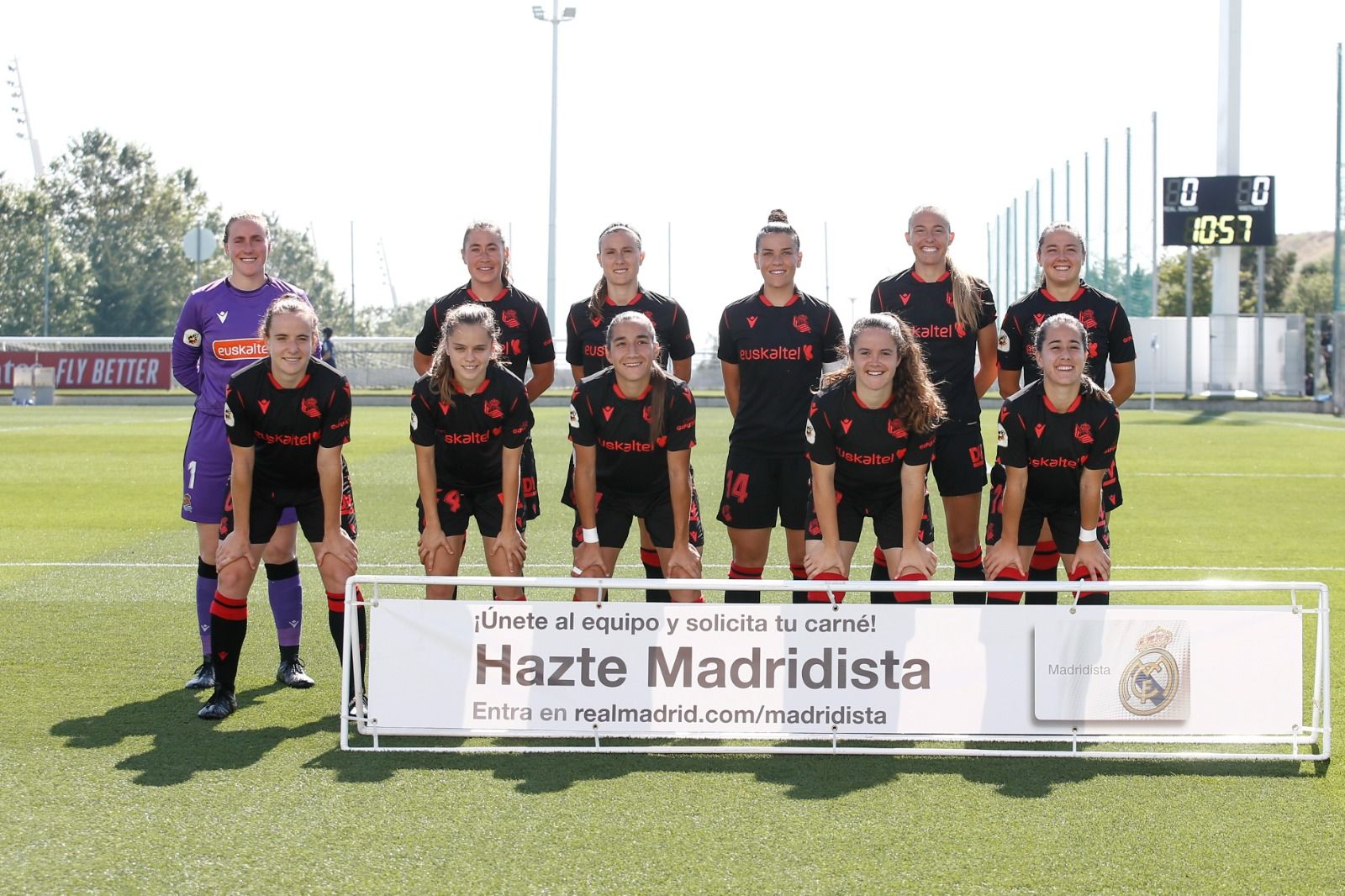  Once de la Real Sociedad frente al Real Madrid.