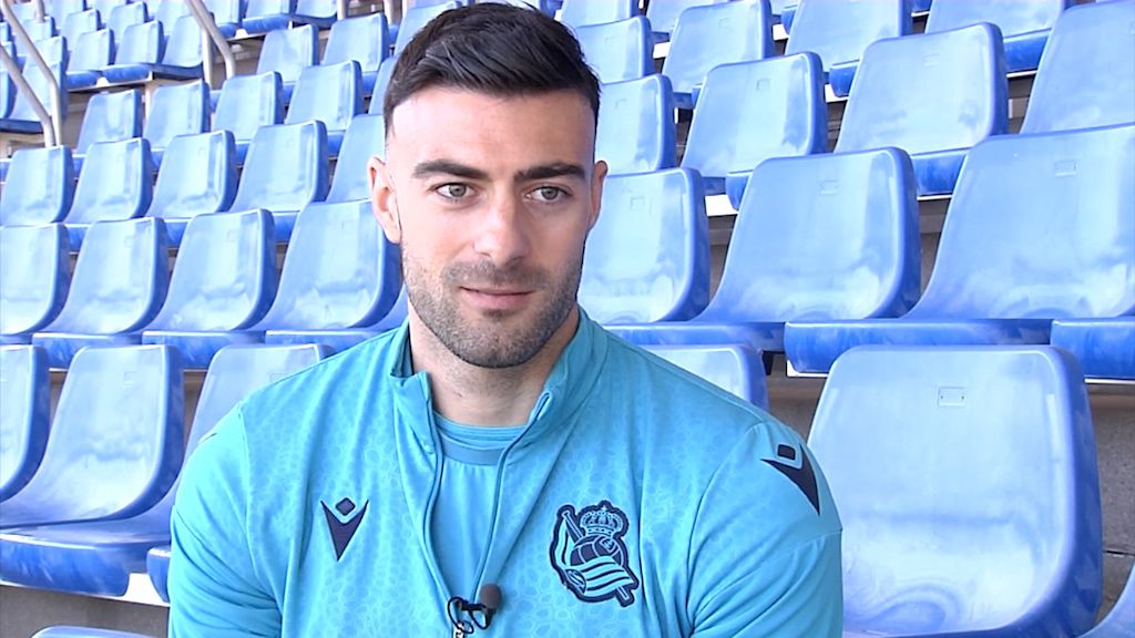 Diego Rico, durante la entrevista con ElDesmarque Gipuzkoa.