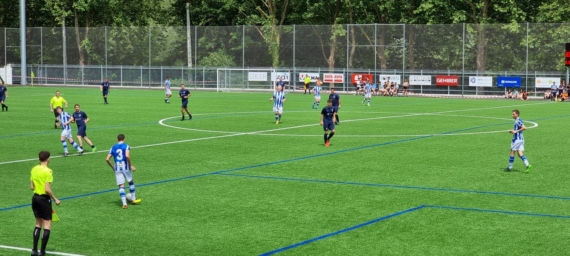  Partido entre los veteranos del Bergara KE y de la Real Sociedad en homenaje a Gaztelu.