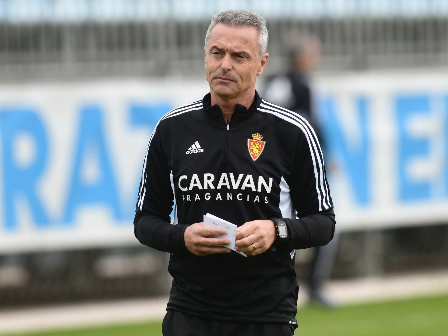  Primer entrenamiento de Fran Escribá con el Real Zaragoza.
