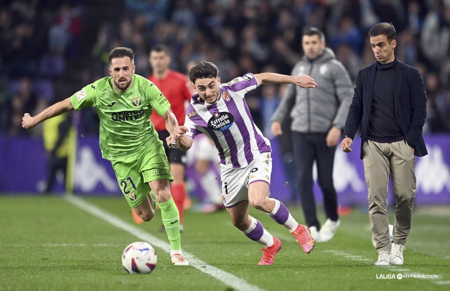  Raúl Moro, ante el Leganés.