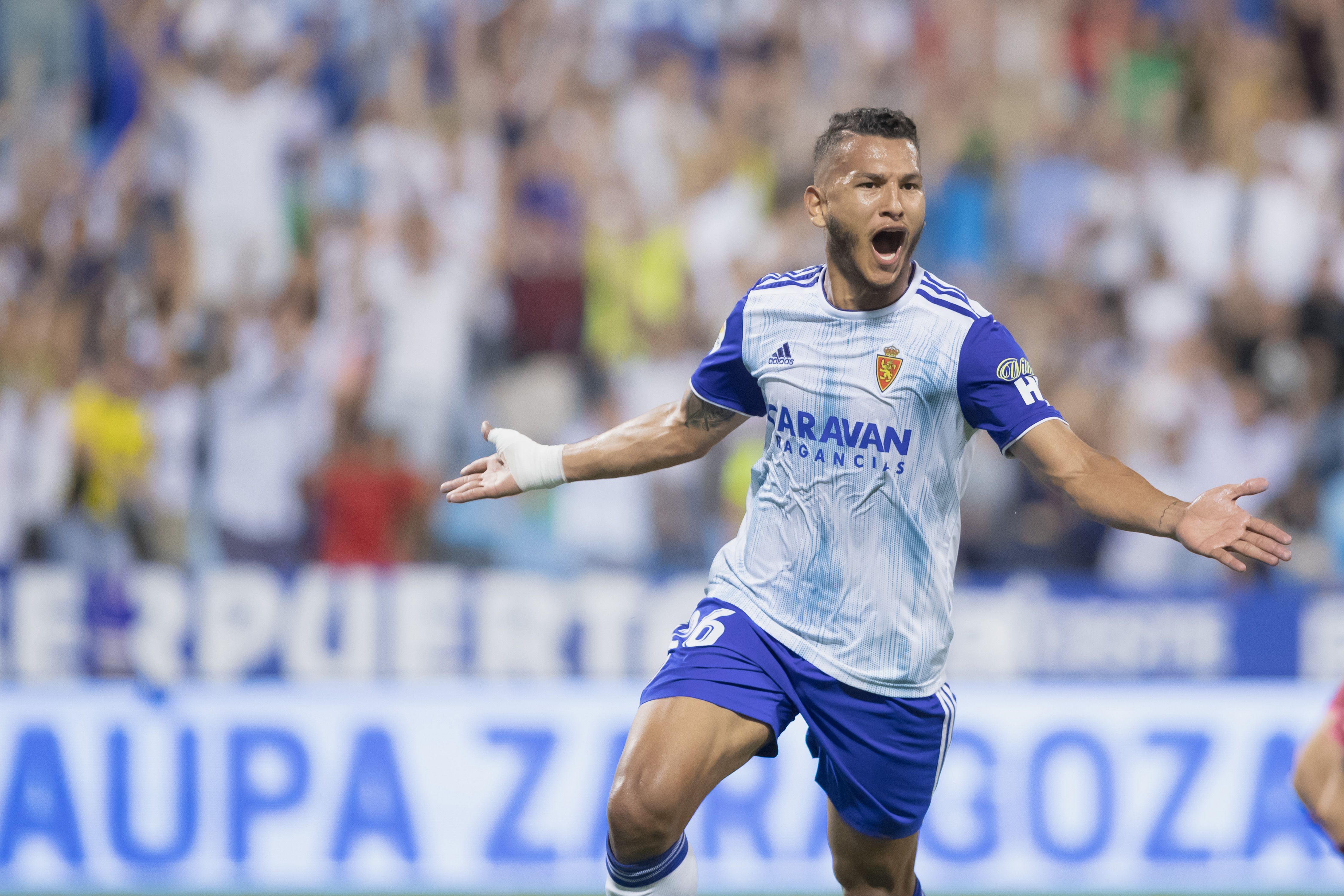  Luis Suárez ha marcado 17 goles con el Zaragoza en LaLiga SmartBank.