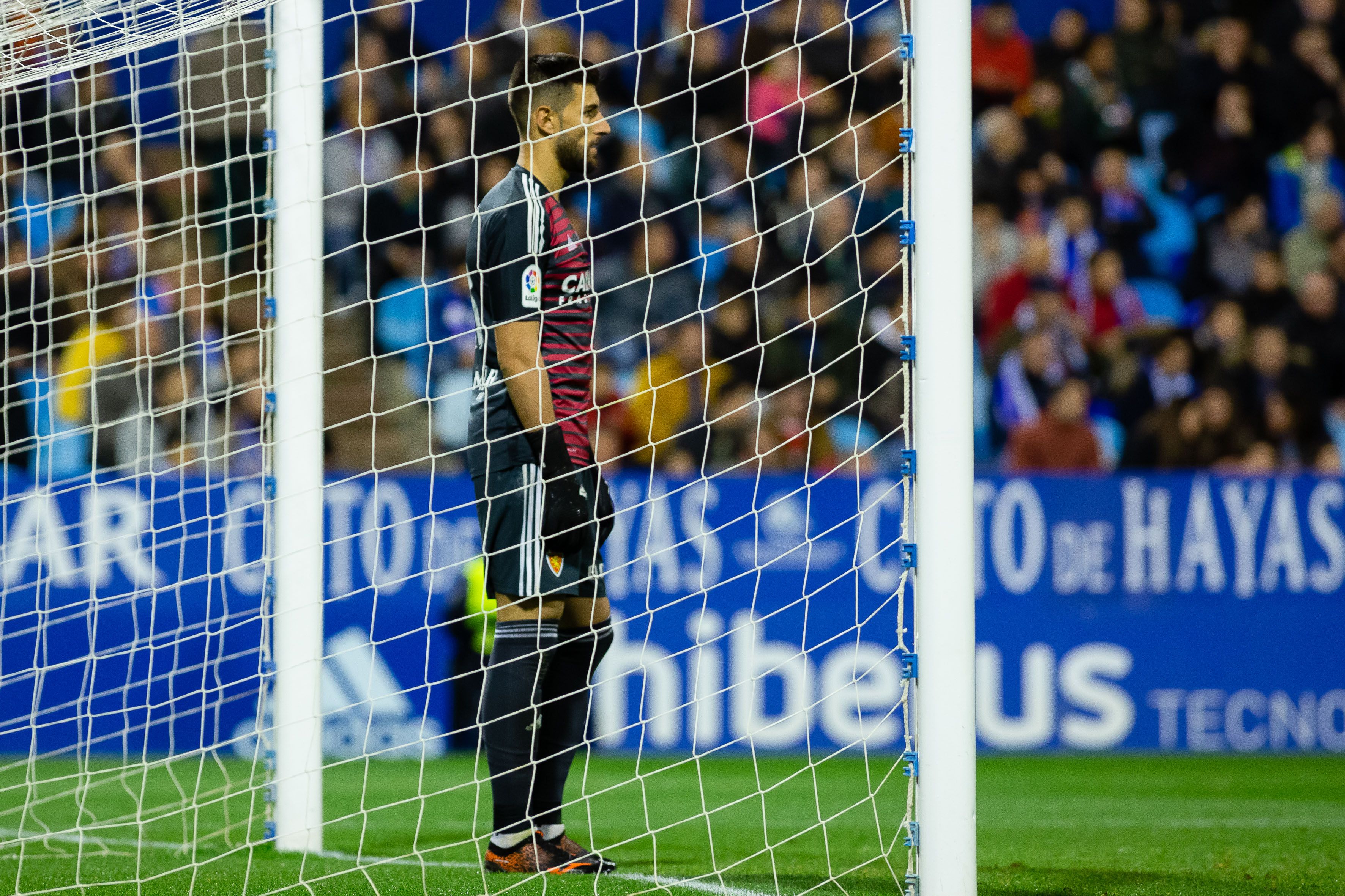  Álvaro Ratón en el partido frente al Extremadura.