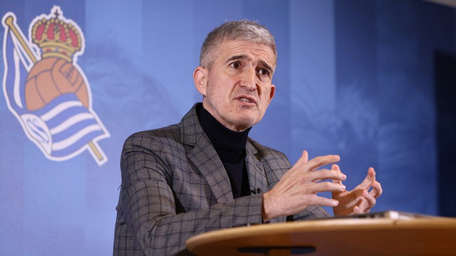 Roberto Olabe, director de Fútbol de la Real Sociedad.