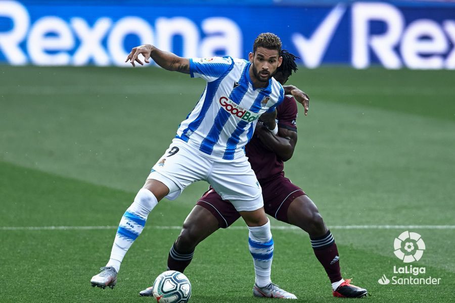 Willian José apenas entró en juego en el partido frente al Celta.