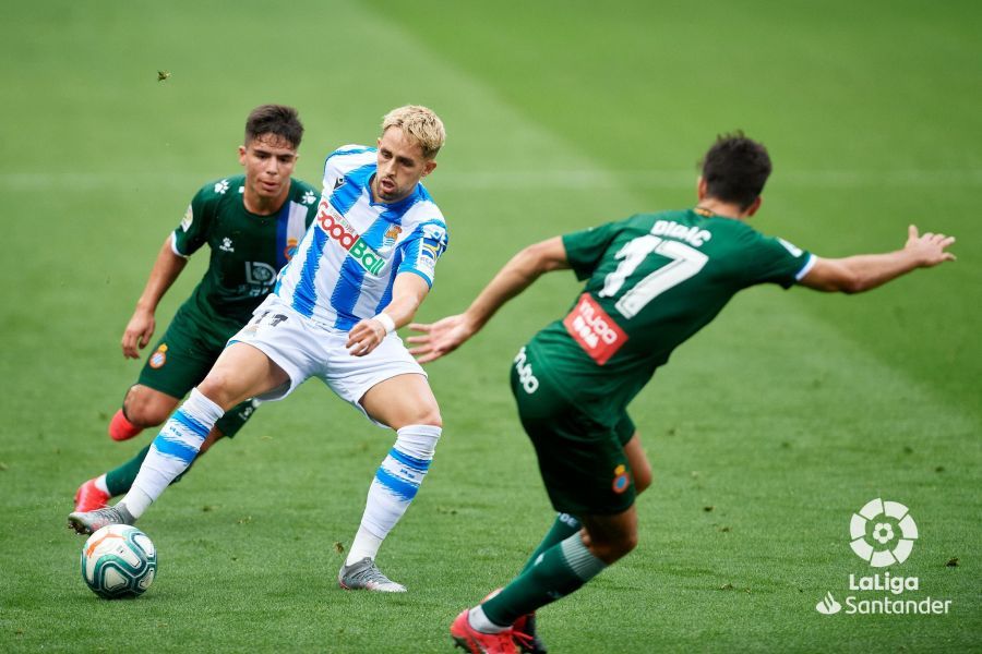 Januzaj, durante el Real Sociedad-Espanyol.
