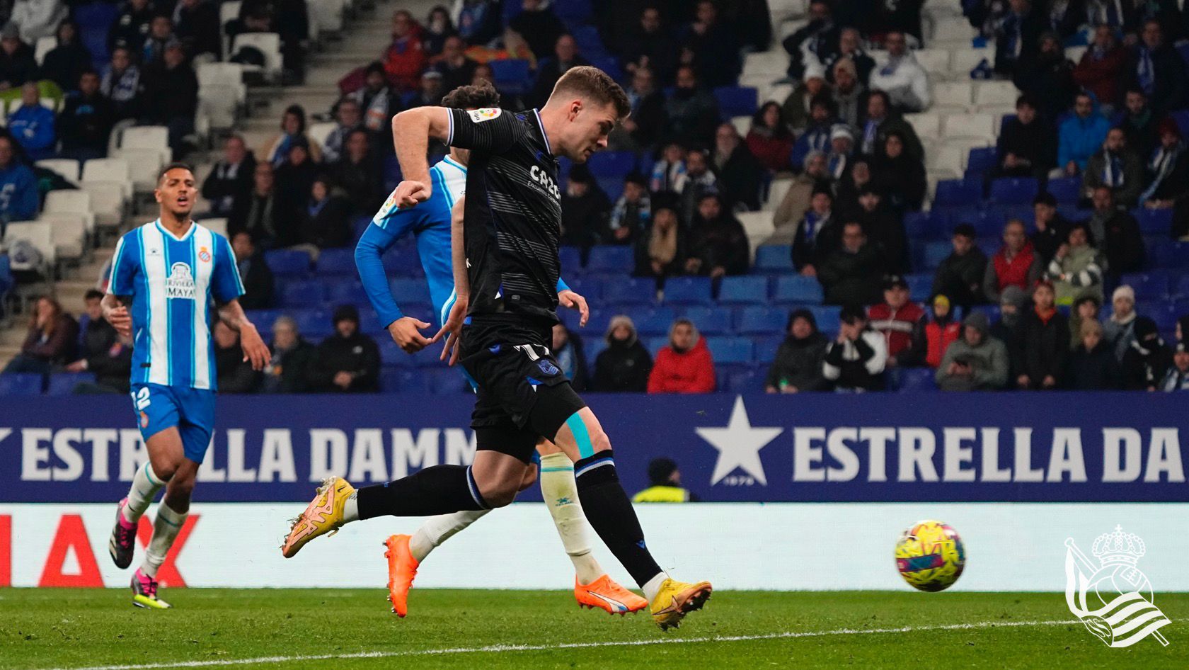  Alexander Sorloth marcó un gol frente al Espanyol.