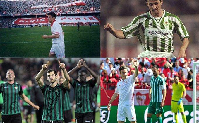 Los primeros y últimos goleadores extranjeros en el derbi sevillano.