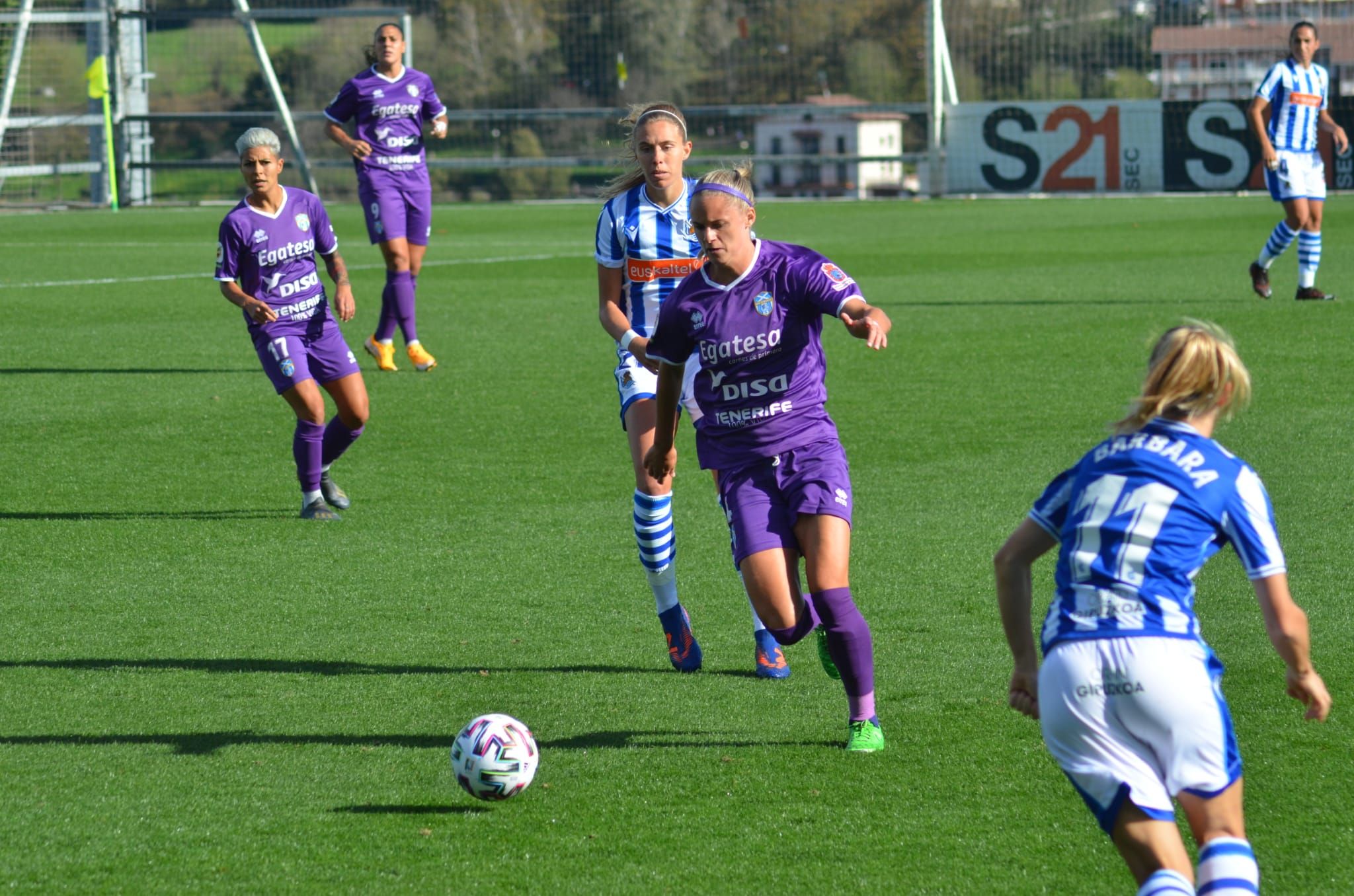  Una acción del Real Sociedad - Granadilla.