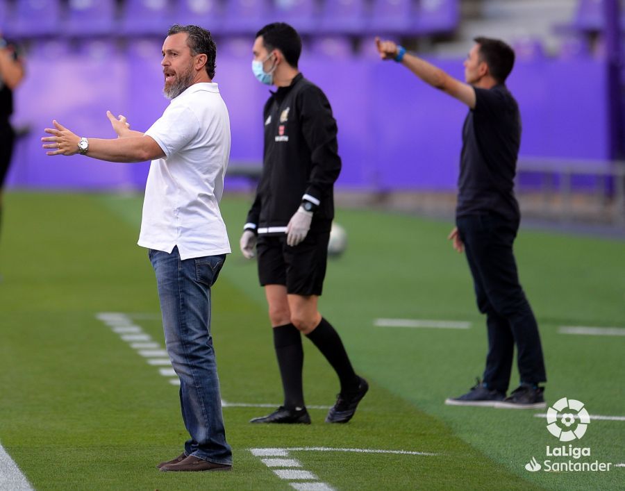  Sergio González, en el duelo ante el Deportivo Alavés en Zorrilla.