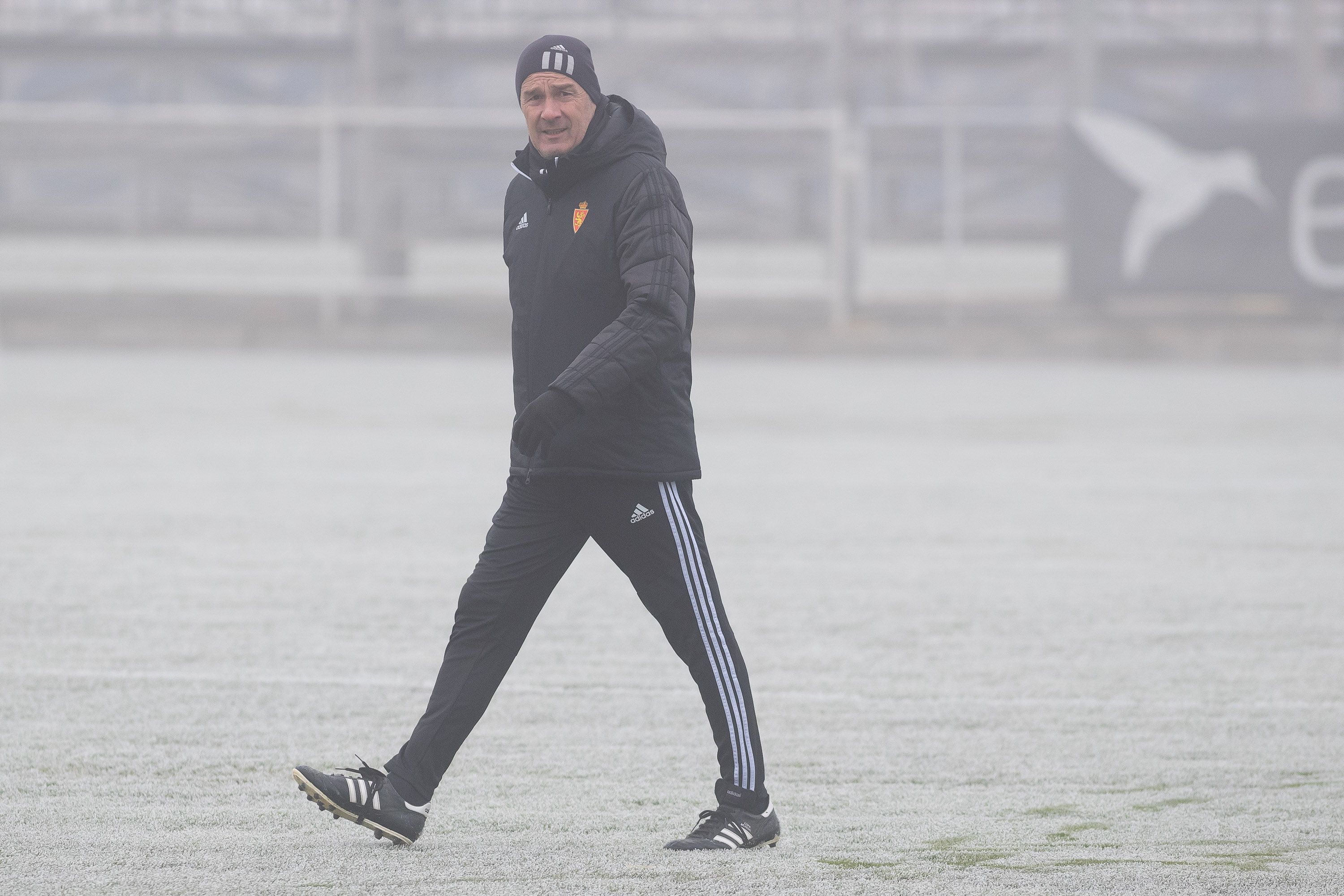  Víctor Fernández en un entrenamiento.