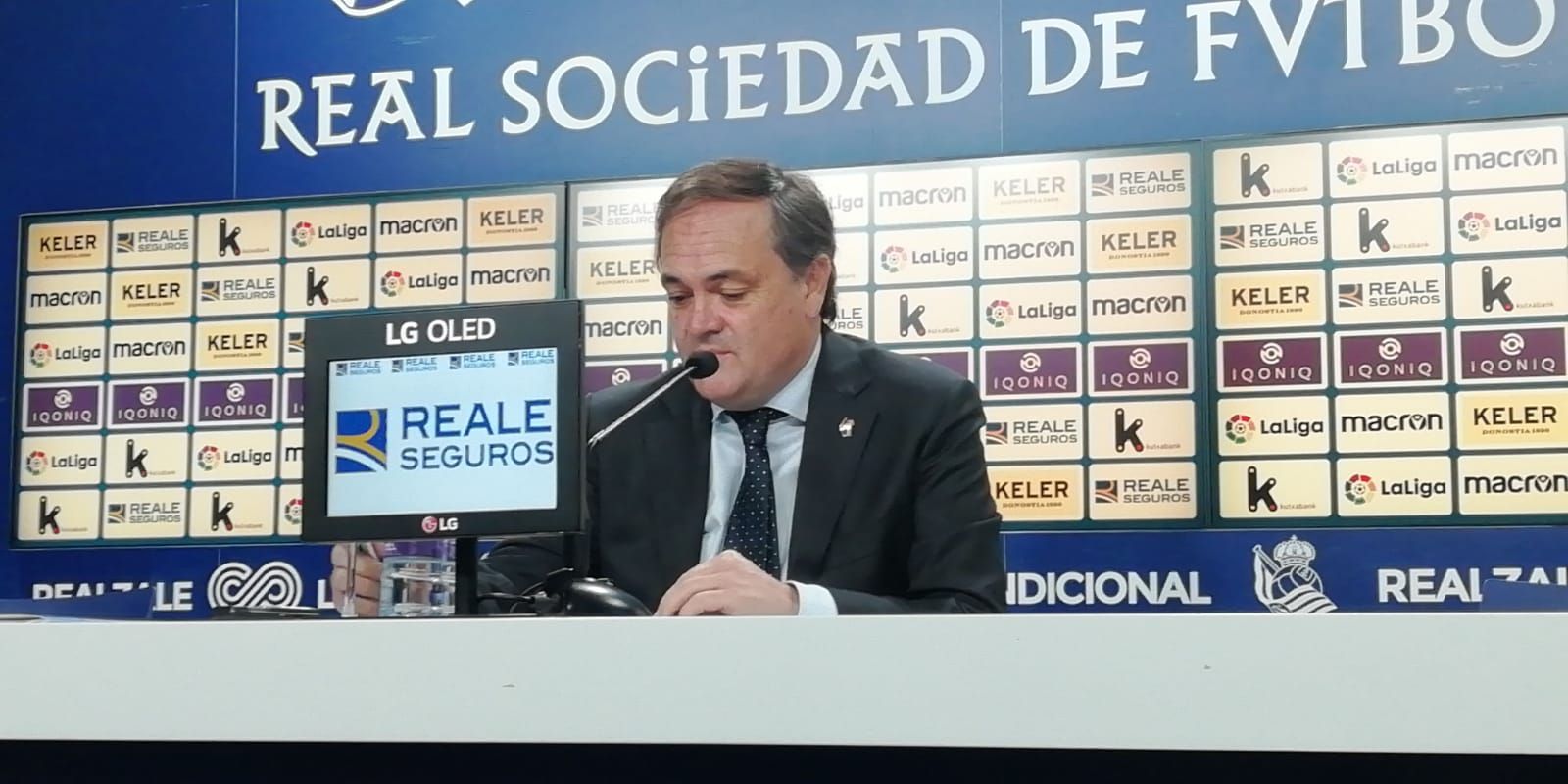  Jokin Aperribay, en rueda de prensa.