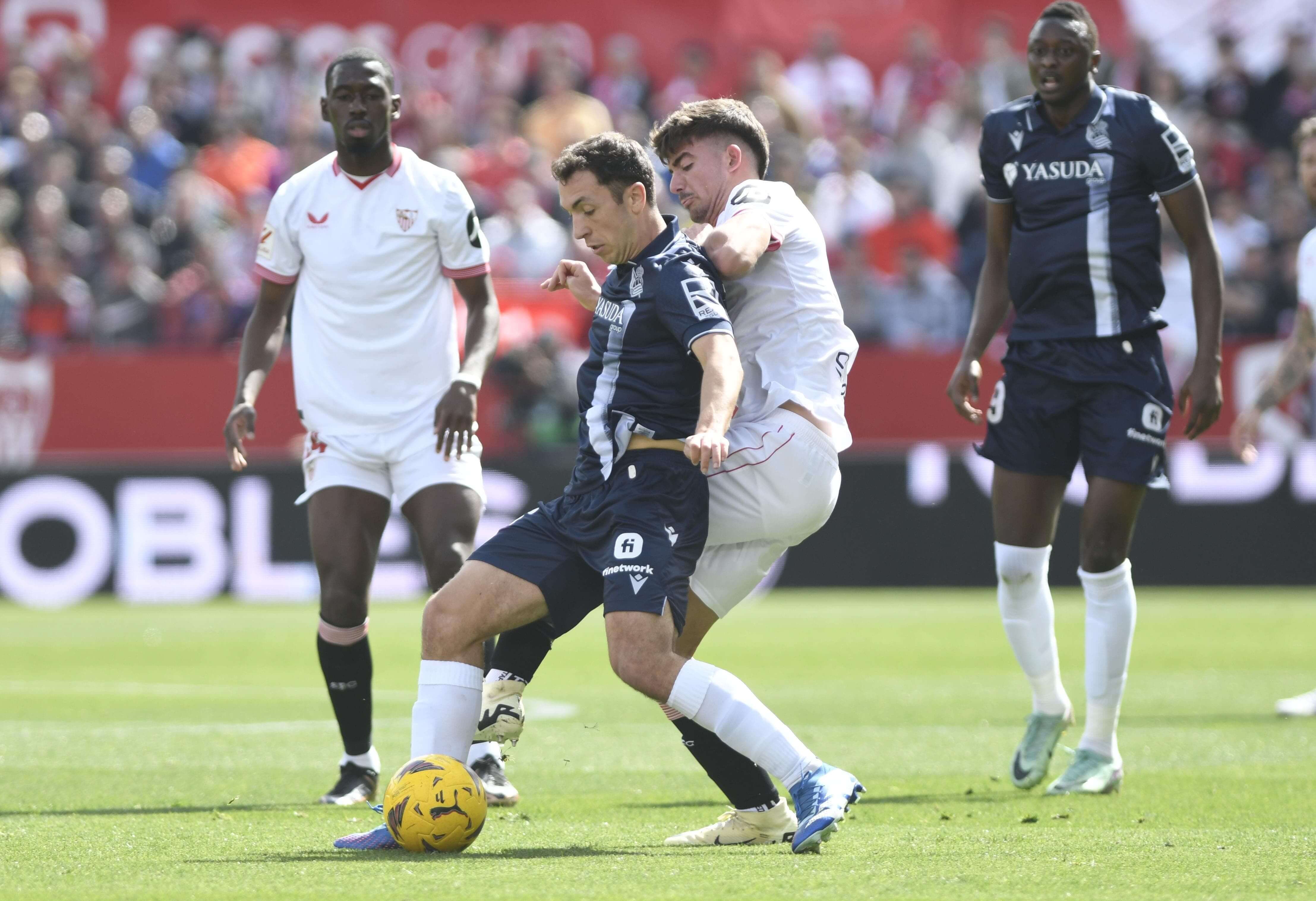 Jon Ander Olasagasti, es un duelo del Sevilla-Real Sociedad.
