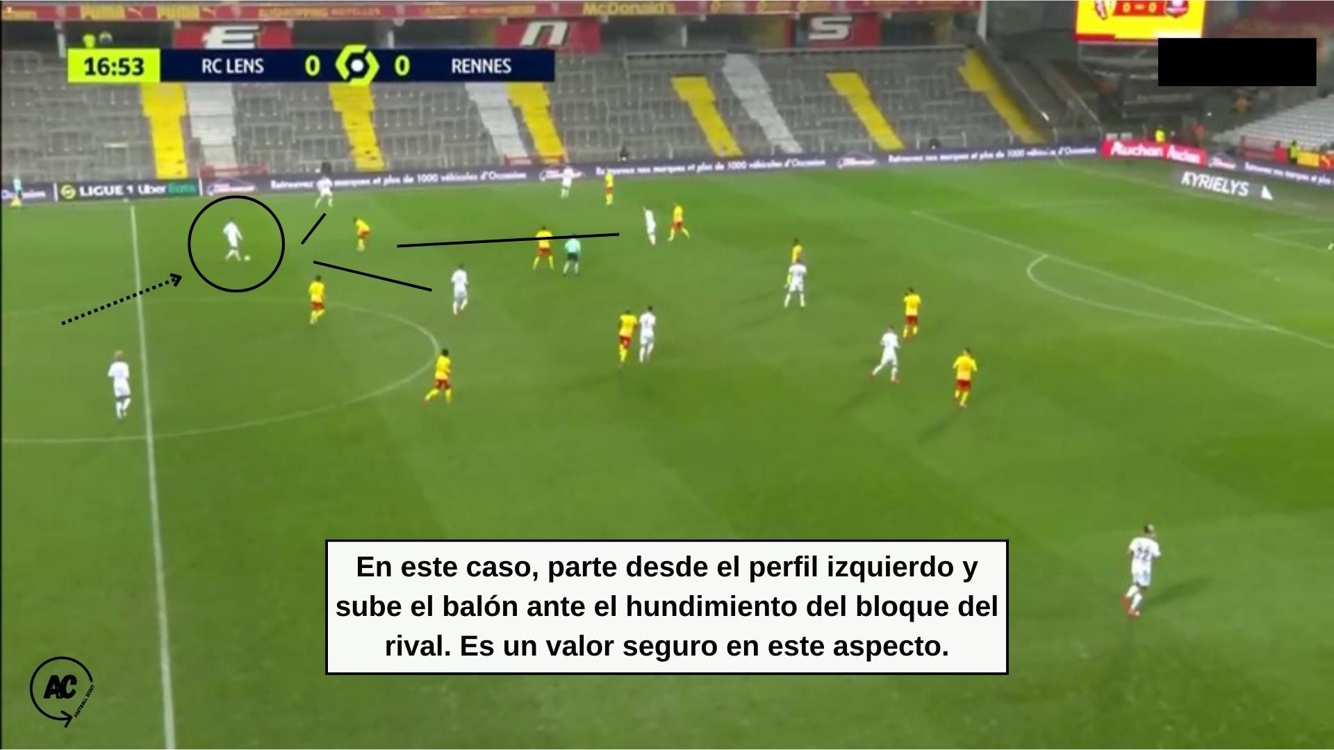 El francés domina prácticamente todos los registros con balón.