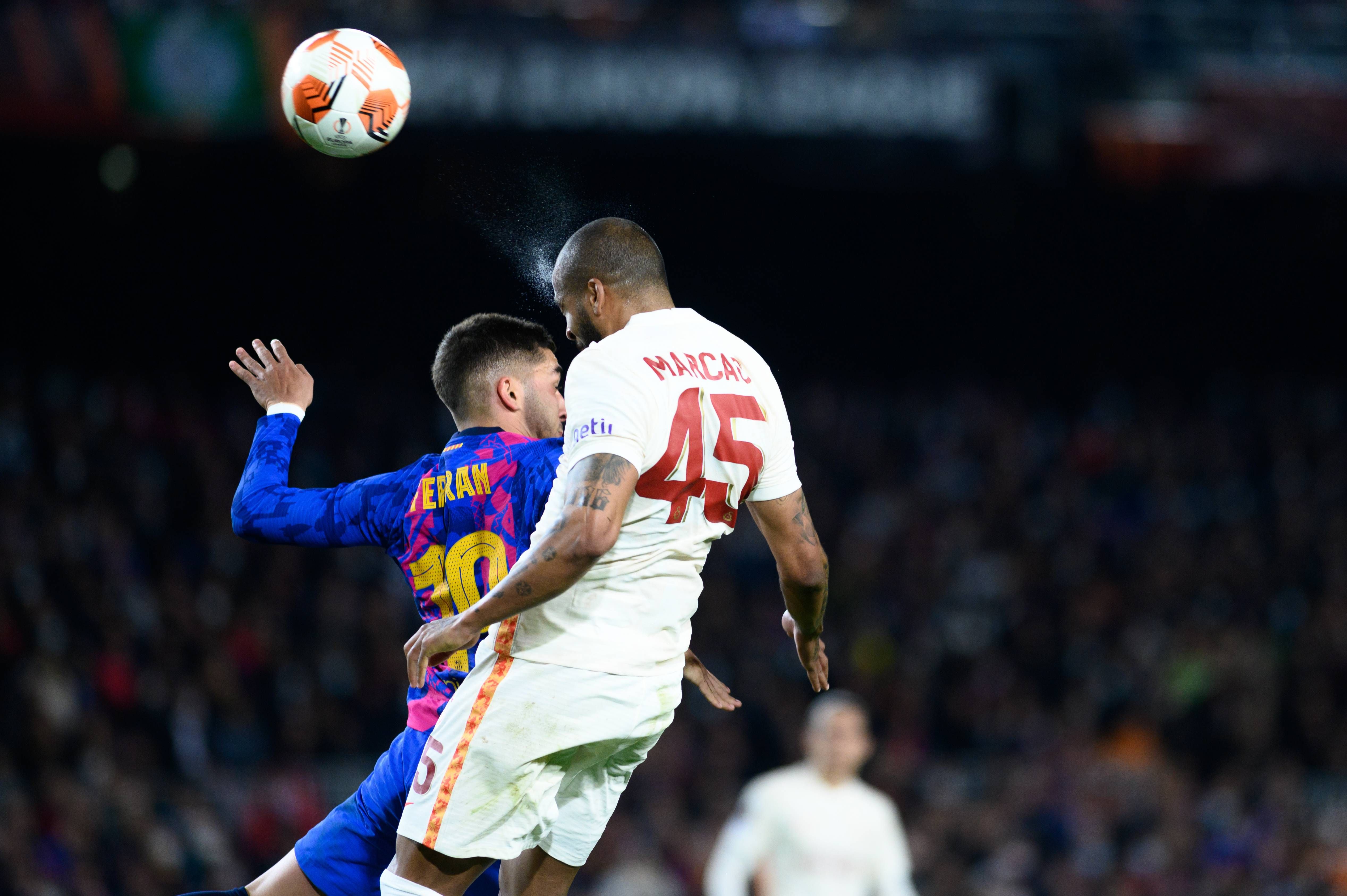  Marcao, jugando con el Galatasaray ante el FC Barcelona.