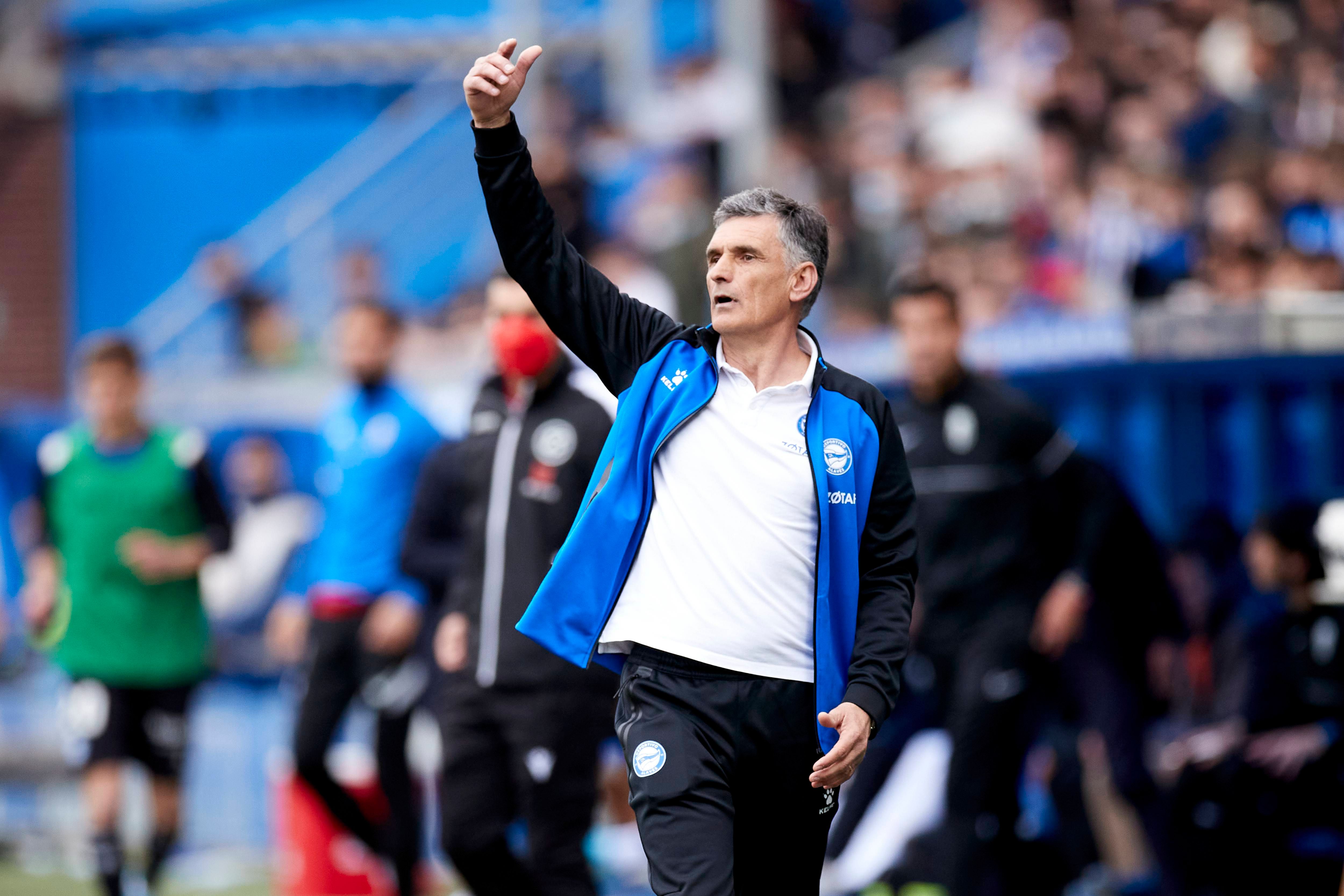 Mendilibar, con el Alavés.