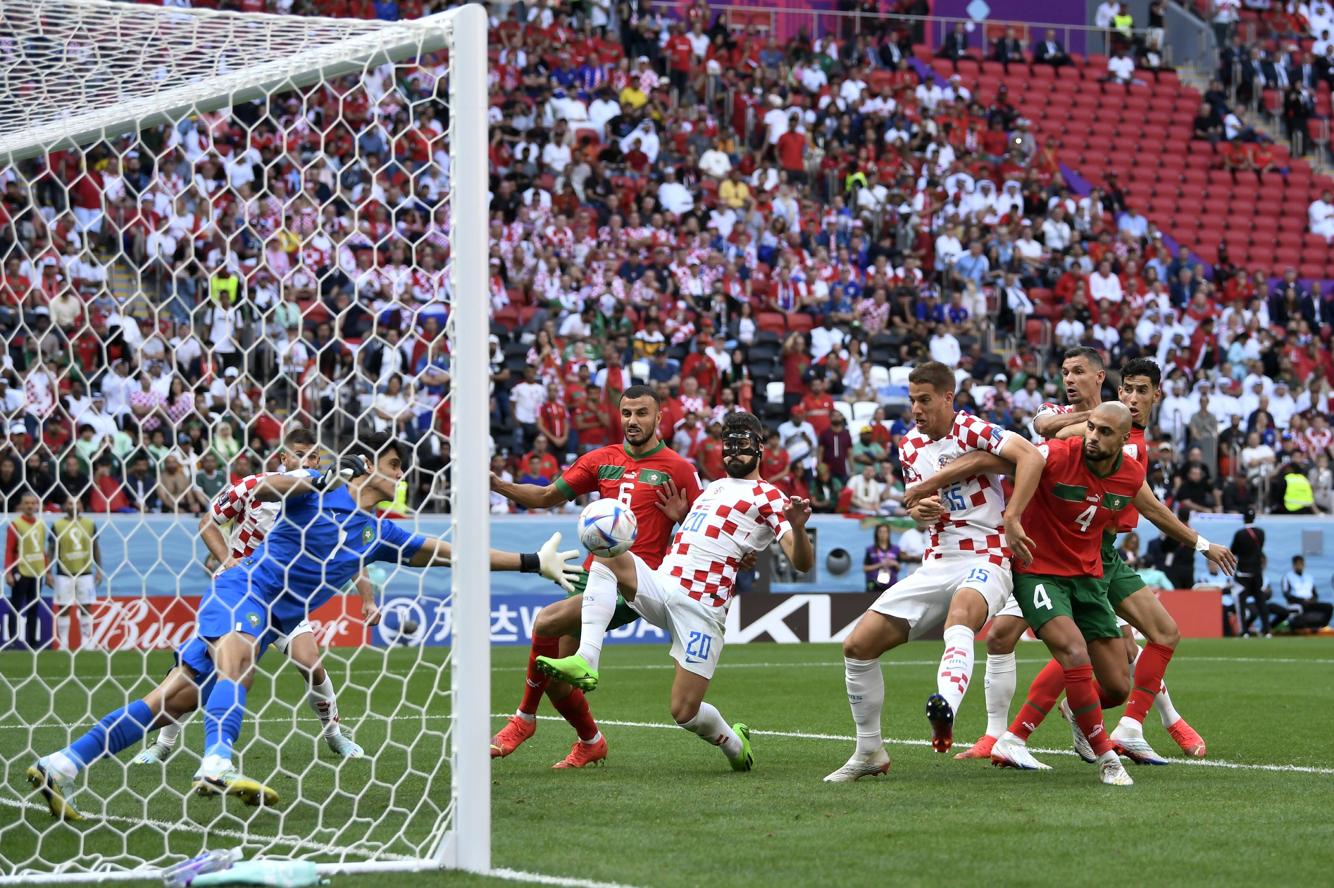 Bono, en el Marruecos-Croacia del Mundial.