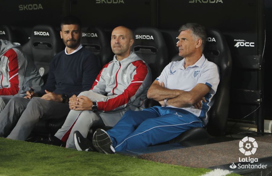  Mendilibar, en el Valencia-Sevilla.