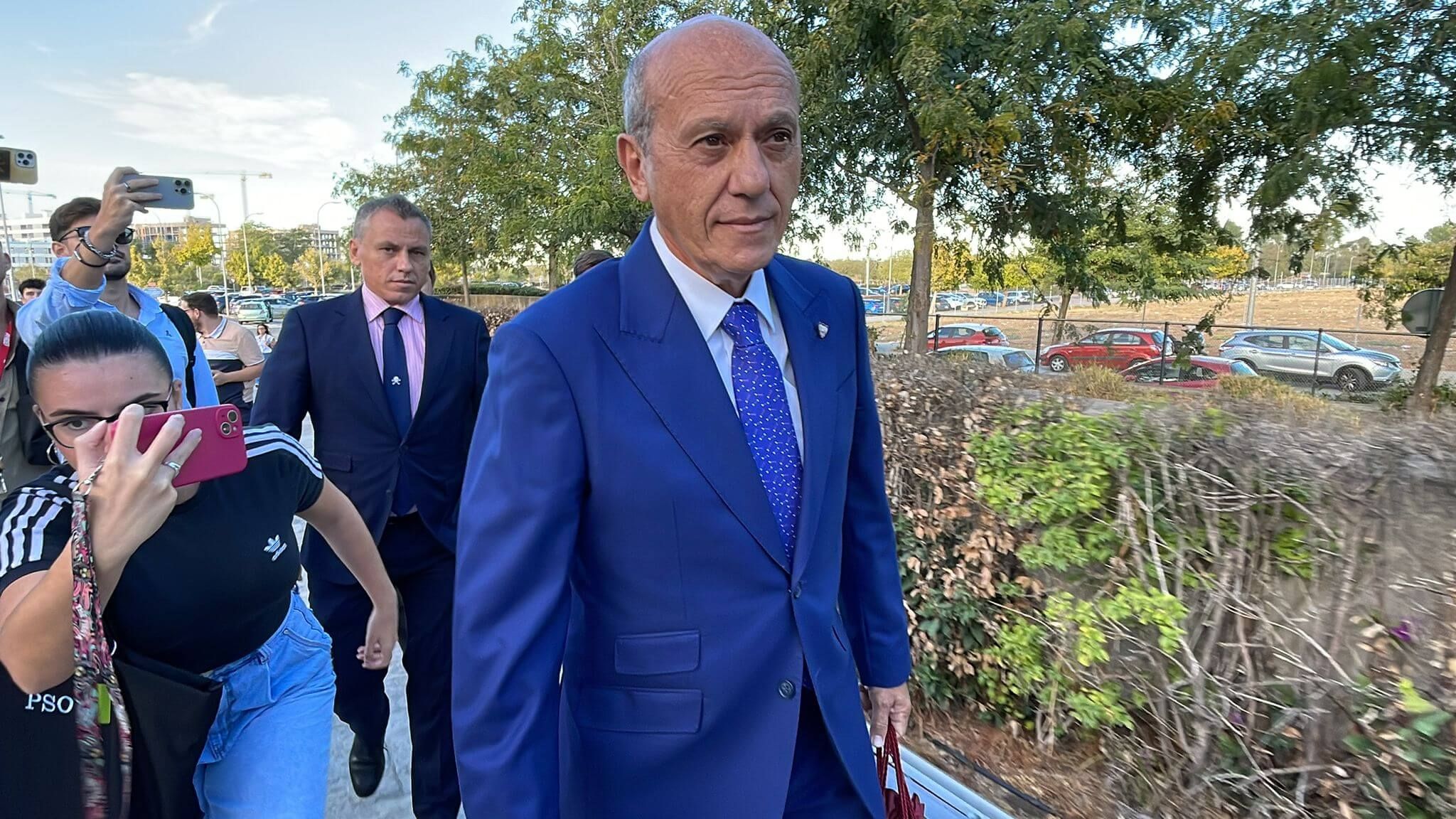  José María del Nido, a su llegada a la Ciudad de la Justicia el pasado 2 de octubre.