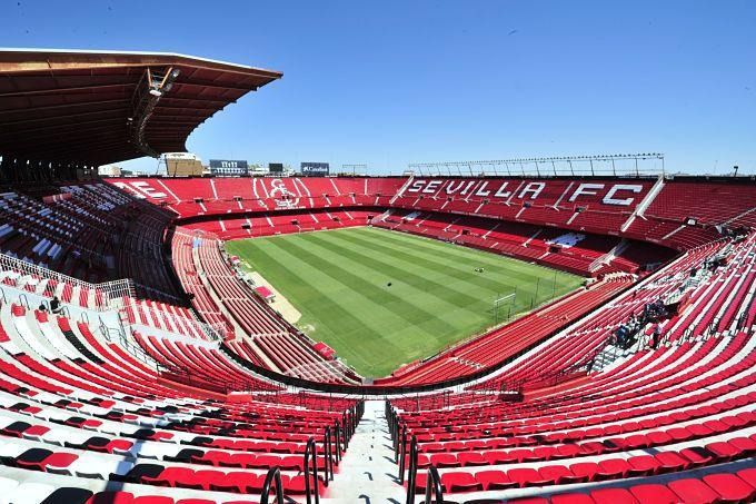 Imagen del estadio Sánchez-Pizjuán tras el restyling de 2016.