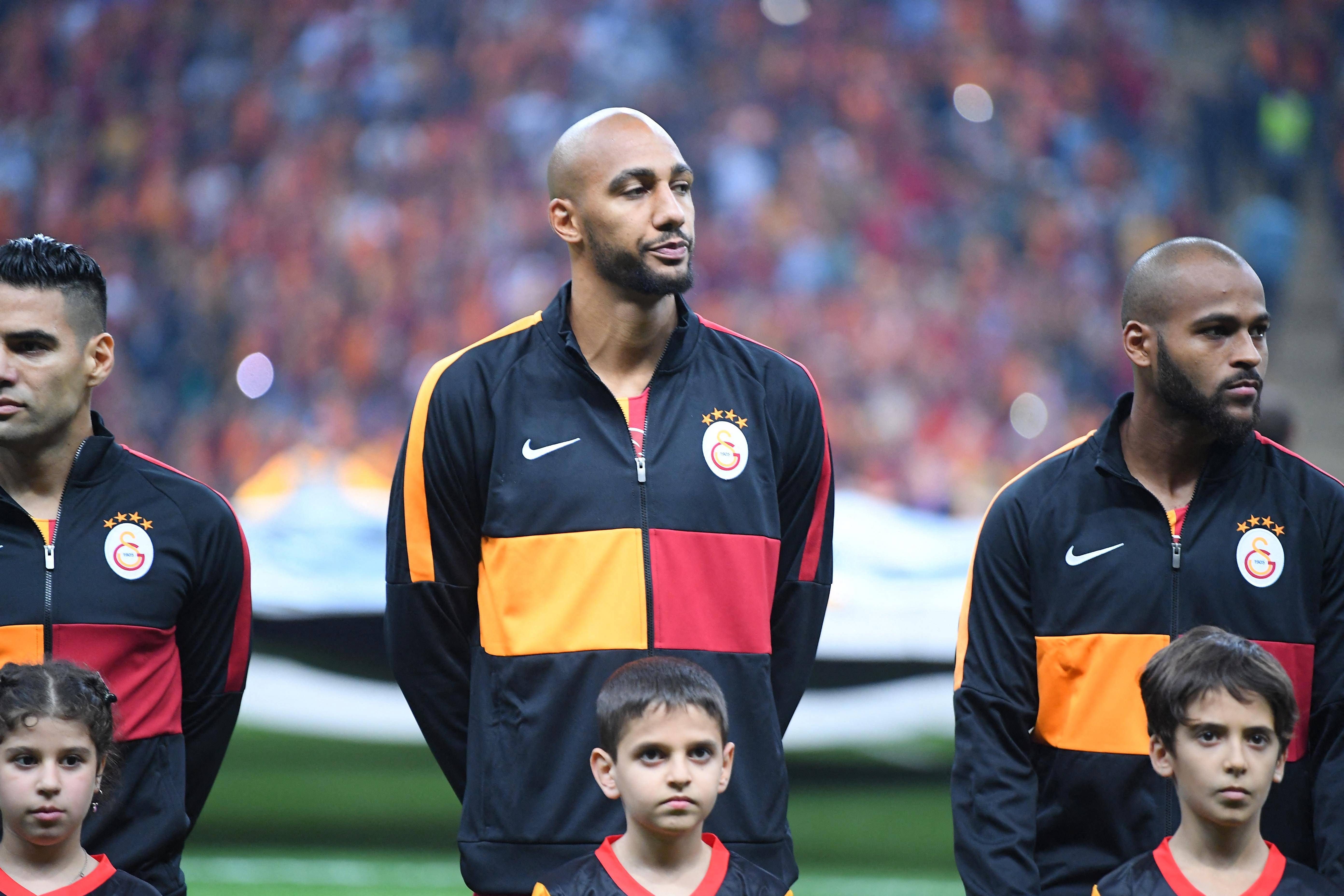  Marcao, junto a Nzonzi, con el Galatasaray.