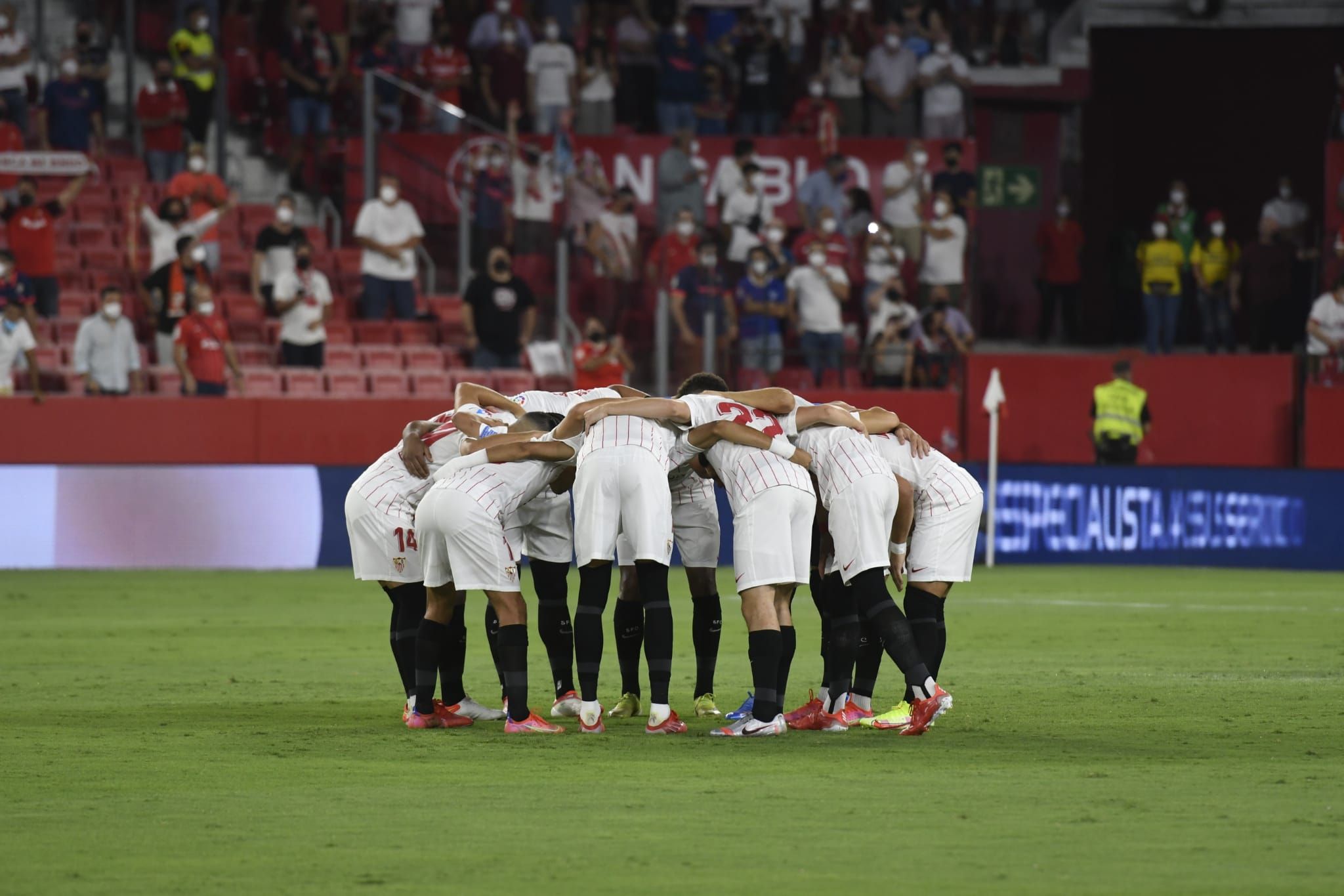  El once del Sevilla en el partido ante el Rayo.