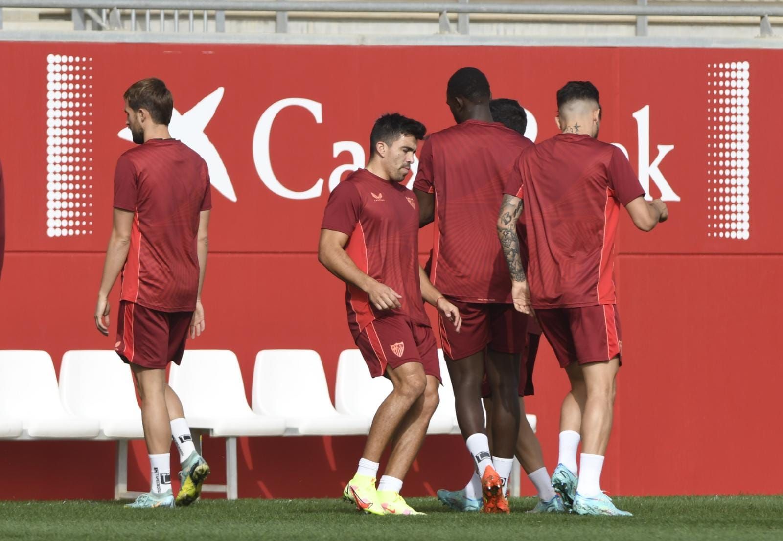  Acuña, en el entrenamiento.