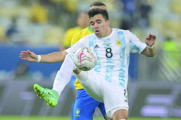  Marcos Acuña, uno de los jugadores argentinos del Sevilla FC.