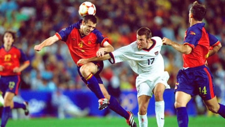  Marchena, último jugador del Sevilla en unos JJOO con España.