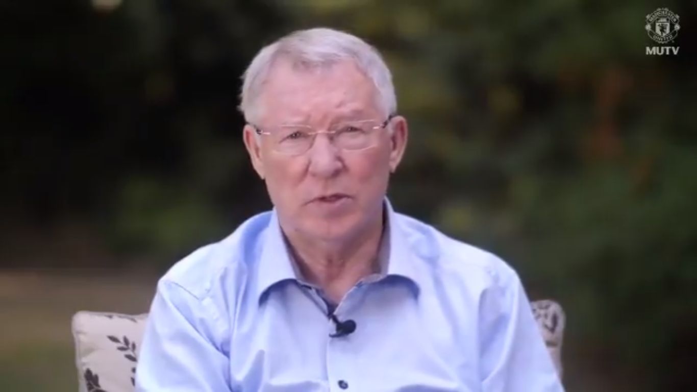 Alex Ferguson, en el vídeo publicado por el Manchester United.
