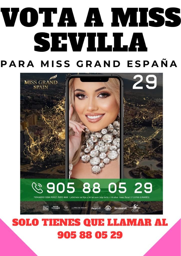  Andrea Boza, la sevillista que aspira a ser Miss Grand Spain.