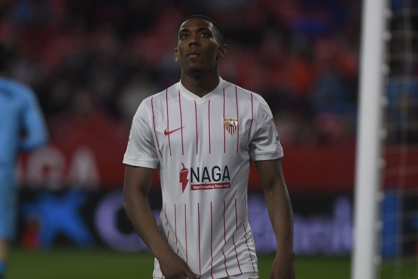 Anthony Martial, en el Sevilla-Real Sociedad