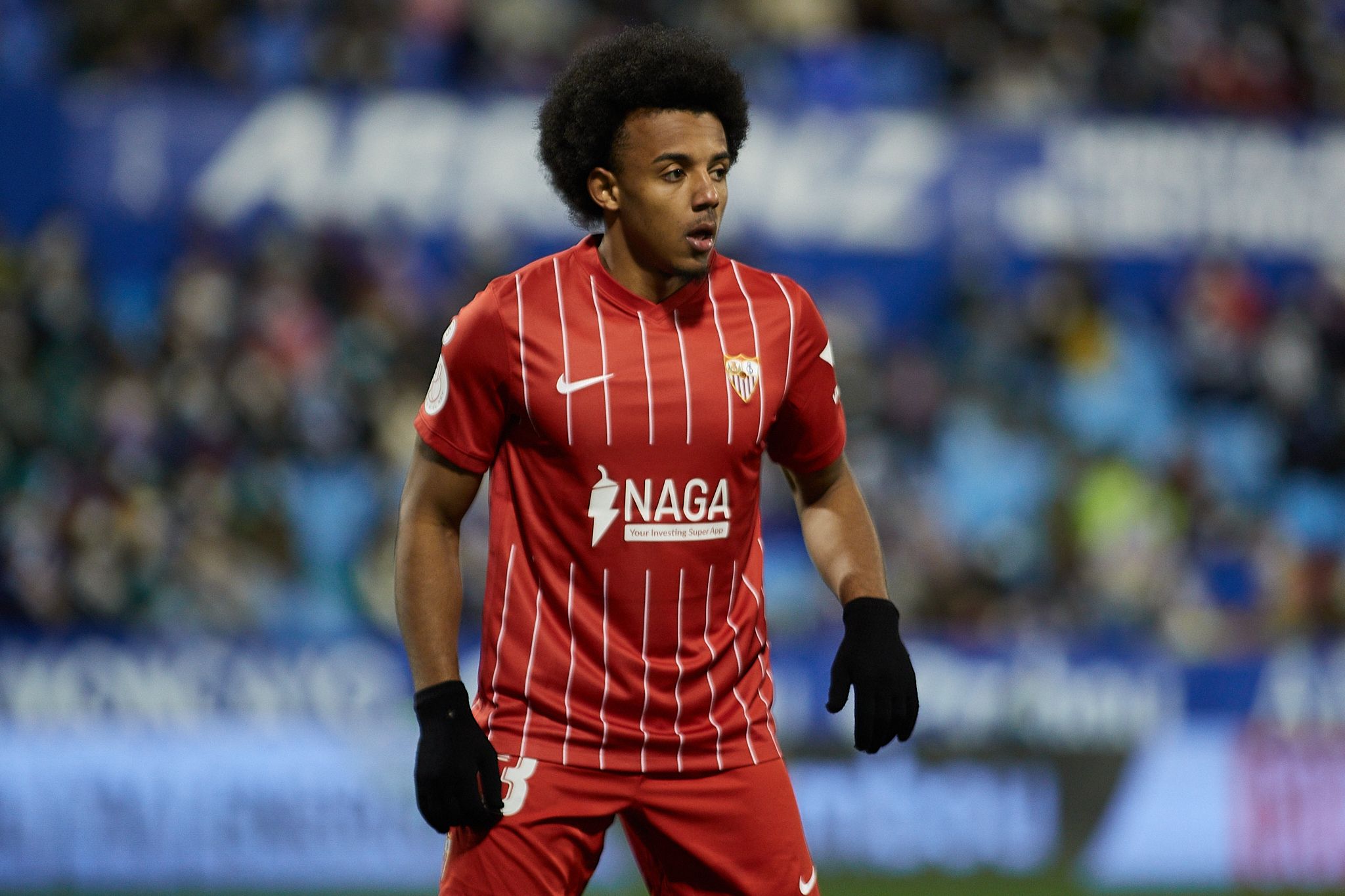  Koundé, autor del primer gol sevillista.